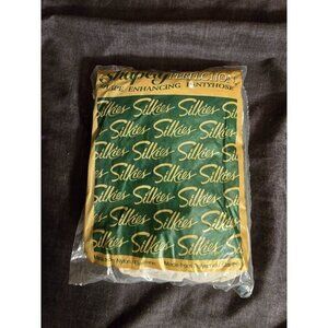 Shapley Perfection Silkies Pantyhose Vintage Size Medium White New NIP